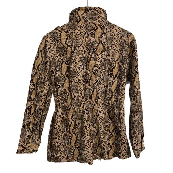 I Joah Premium Reptile Print Fitted Jacket Size M - Picture 2 of 7